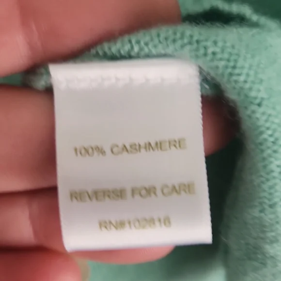 Garnet Hill Cashmere Cardigan Sweater - Picture 3 of 5